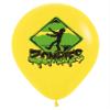 30pcs Walking Dead Zone Zombie Balloons - 12in Zombie Crossing Decorations for Halloween Party view 3