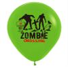30pcs Walking Dead Zone Zombie Balloons - 12in Zombie Crossing Decorations for Halloween Party view 4
