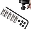 Dilwe RC Motor Shaft Adapter, 3.17mm to 5mm Pinion Reducer Sleeve Adapter Stainless Steel Shaft Adapter Motor Axle Change Over RC Accessories for Converting RC Motor 3650 550 540 Pinion Gears view 1