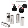 Dilwe RC Motor Shaft Adapter, 3.17mm to 5mm Pinion Reducer Sleeve Adapter Stainless Steel Shaft Adapter Motor Axle Change Over RC Accessories for Converting RC Motor 3650 550 540 Pinion Gears view 3