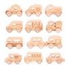 TickiT Natural Wooden Vehicles - Set of 12 view 1