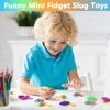 12 PCS Sensory Slug Toys, Articulated Stretch Caterpillar Toy, Anxiety Relief Fidget Slug Toy, Novelty Party Favors for Kids. view 3