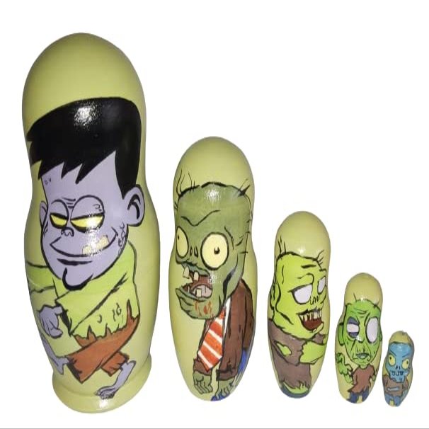 Zombies nesting doll
