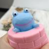 Fidget Toys Squishy Toys Stress Toy for Adults Stress Anxiety Relief Frog Cup Squeeze Toys for Kids Decompression Sensory Squishes Toy Stress Reliever Small Surprise Color Random Squish Gifts 3 PCS view 3