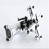 Trex 600 550 RC Helicopter 4 Blade 2 Push Metal Tail Rotor Assembly for T-rex 550, 600 Heli Part view 4