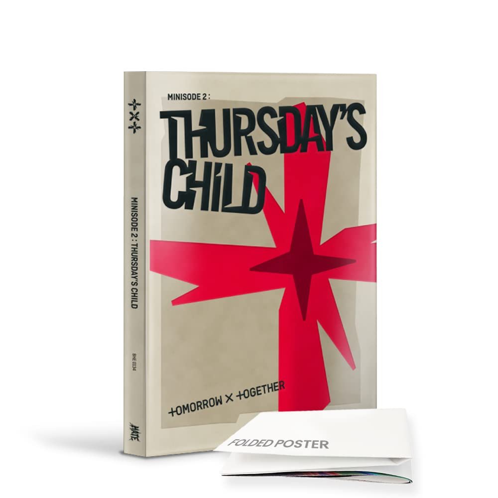 dreamus TOMORROWxTOGETHER txt - minisode 2: Thursday's Child 4th mini album Incl. Folded poster (Hate ver.)