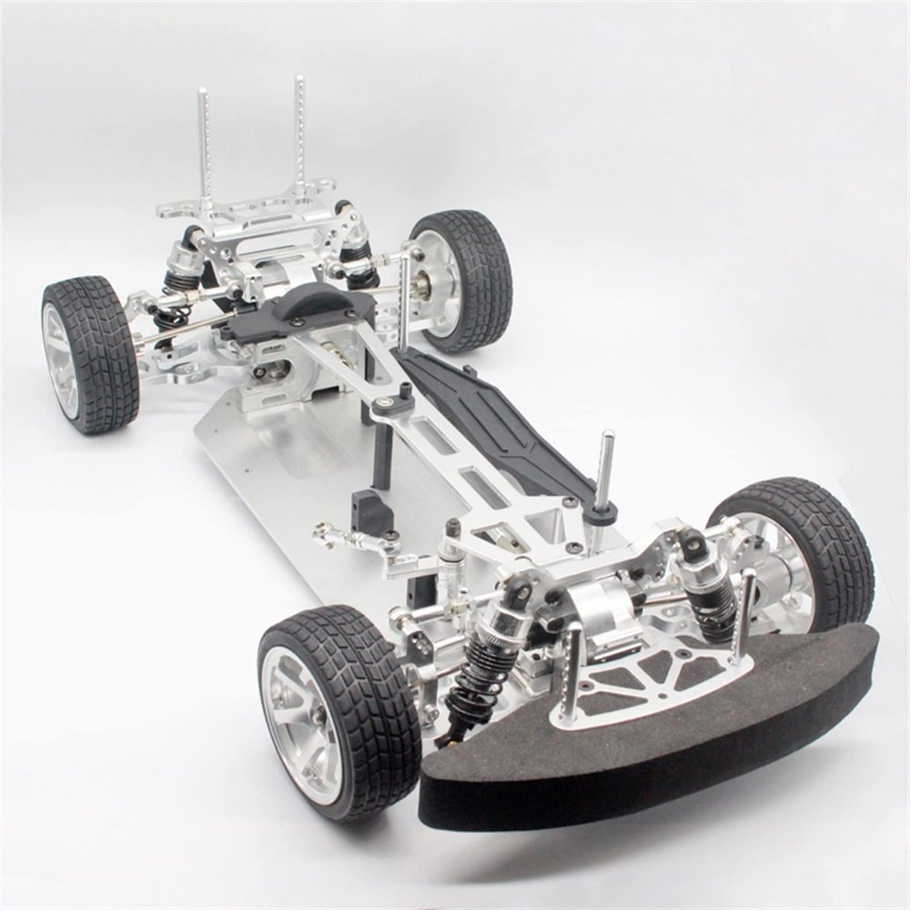 DAPENGNIAO 1/10 RC 4WD Model Toys Car On-Road Drift Car Metal Version of The Empty Frame Brushless Version Unlimited for HSP 94123 PRO Accessories (Color : Set 1)