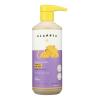 Alaffia Babies and Kids Shampoo and Body Wash, Gentle and Calming Support for Soft Hair and Skin with Shea Butter, Neem, and Coconut Oil, Fair Trade, Lemon Lavender, 16 Fl Oz view 1