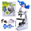 Lab Microscope Slides Microscope Kit Lab LED 100/400/1200X Biological Microscope Microscope Parts (Color : 1) view 1