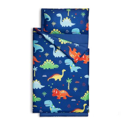 Extra Large Toddler Nap mat by Cokouchyi, Toddler Sleeping Bag with Removable Pillow, Measures 53 x 21 x 1.5 Inches, Sleeping Mat for Boys, Ideal for Daycare and Preschool Kindergarten, Dinosaur