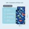 Extra Large Toddler Nap mat by Cokouchyi, Toddler Sleeping Bag with Removable Pillow, Measures 53 x 21 x 1.5 Inches, Sleeping Mat for Boys, Ideal for Daycare and Preschool Kindergarten, Dinosaur view 3