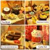 CUTEBEE Dollhouse Miniature with Furniture, DIY Wooden Dollhouse Kit Plus Dust Proof, Creative Room Idea (Japanese Garden House) view 3