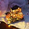 CUTEBEE Dollhouse Miniature with Furniture, DIY Wooden Dollhouse Kit Plus Dust Proof, Creative Room Idea (Japanese Garden House) view 4