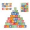 Joqutoys ABC Wooden Building Blocks for Toddlers 3 Large, 40 PCS Alphabet & Number Stacking Blocks with Storage Tray, Montessori Educational Learning Toys for Boys Girls Kids Gifts 1.65" view 1
