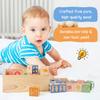 Joqutoys ABC Wooden Building Blocks for Toddlers 3 Large, 40 PCS Alphabet & Number Stacking Blocks with Storage Tray, Montessori Educational Learning Toys for Boys Girls Kids Gifts 1.65" view 4