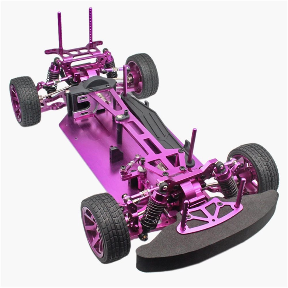DAPENGNIAO 1/10 RC 4WD Model Toys Car On-Road Drift Car Metal Version of The Empty Frame Brushless Version Unlimited for HSP 94123 PRO Accessories (Color : Set 5)