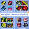 Gojmzo Busy Board Montessori Toys for Toddler Boys & Girls Gifts, Sensory Toys for Toddlers, Educational Travel Preschool Activities Learning Alphabet Count Fine Motor Skills view 2