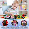 Gojmzo Busy Board Montessori Toys for Toddler Boys & Girls Gifts, Sensory Toys for Toddlers, Educational Travel Preschool Activities Learning Alphabet Count Fine Motor Skills view 4