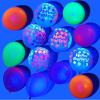 Tegeme 126 Pcs Neon Glow in The Dark Party Decorations Supplies UV Neon Balloon Arch Kit, Photo Backdrops, Party Table Covers, Transparent Fluorescent Glow Balloons for Adult Disco Birthday Supplies view 2