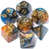 CiaraQ DND Polyhedral Dice Set with a Black Dice Bag for D&D RPG MTG Role Playing Table Games view 1