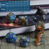CiaraQ DND Polyhedral Dice Set with a Black Dice Bag for D&D RPG MTG Role Playing Table Games view 3
