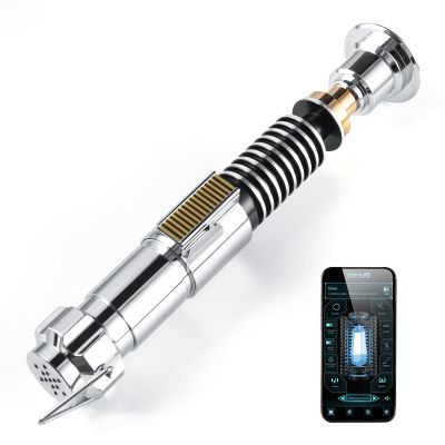 Upgrade XRGB3.0 Smooth Swing Light Saber, 16 Sound Fonts, with Motion Control Light Saber, Infinite Color Changing Light Sabers, Metal Hilt Rechargeable, Support Heavy Dueling Luke Toy Tool