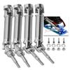 ARRCat Stainless Steel Drive Shaft for 1/10 Rustler VXL 4X4/Stampede VXL 4X4/Hoss VXL 4X4/Slash VXL 4x4 Platinum Ultimate,4PCS Rear Front Upgrades Part Hops Up (More Power) view 1