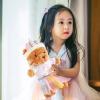 Set of 2 Summer Teddy Bear Clothes Cap & Gow Outfit Fits Make Your Own Most 14" - 18" Bear Plush Stuffed Animal Outfit Pet Dog Doll Cap and Gown Build a Bear Clothe(Unicorn Style, Fit 14"-18") view 4