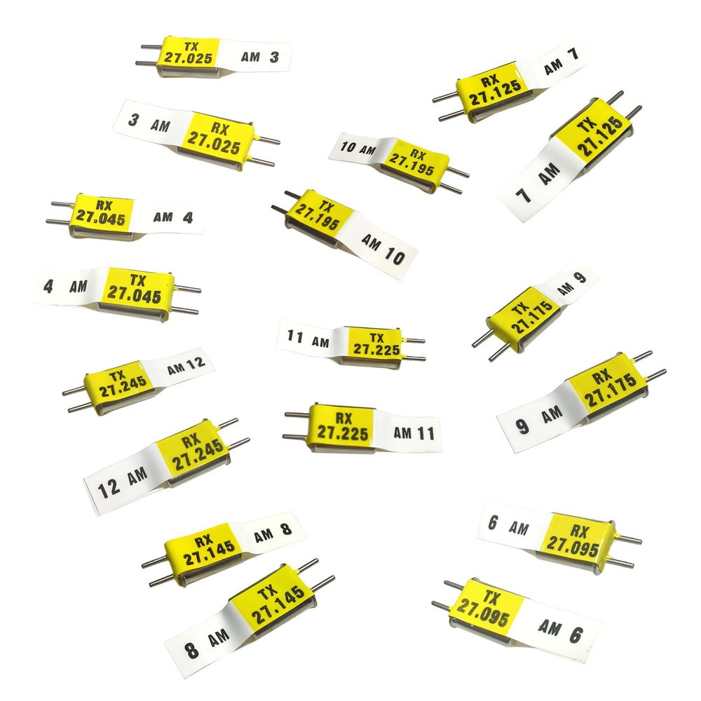 HBX Part E122 Crystals AM 27MHz TX & RX for Haiboxing RC Scale Buggy Car Off-Road Truck (2 Pairs)