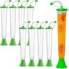 Sweet World USA (108 Cups Party Yard Cups - 14oz - for Margaritas, Cold Drinks, Frozen Drinks, Kids Parties (Lime Green) view 1