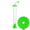 Sweet World USA (108 Cups Party Yard Cups - 14oz - for Margaritas, Cold Drinks, Frozen Drinks, Kids Parties (Lime Green) view 3