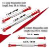 ARRCat Turnbuckles Camber Links Upgrades Parts for Ecx 1/10 2WD Ruckus Axe Brutus Circuit AMP MT AMP DB AMP Crush K&N Torment,6PCS Aluminum Adjustable Turnbuckles,Replace ECX1046,Red view 4
