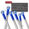 ARRCat Turnbuckles Camber Links Upgrades Parts for Ecx 1/10 2WD Ruckus Axe Brutus Circuit AMP MT AMP DB AMP Crush K&N Torment,6PCS Aluminum Adjustable Turnbuckles,Replace ECX1046,Navy Blue view 2