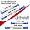 ARRCat Turnbuckles Camber Links Upgrades Parts for Ecx 1/10 2WD Ruckus Axe Brutus Circuit AMP MT AMP DB AMP Crush K&N Torment,6PCS Aluminum Adjustable Turnbuckles,Replace ECX1046,Navy Blue view 4