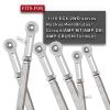 ARRCat Turnbuckles Camber Links Upgrades Parts for Ecx 1/10 2WD Ruckus Axe Brutus Circuit AMP MT AMP DB AMP Crush K&N Torment,6PCS Aluminum Adjustable Turnbuckles,Replace ECX1046,Silver view 2