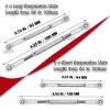 ARRCat Turnbuckles Camber Links Upgrades Parts for Ecx 1/10 2WD Ruckus Axe Brutus Circuit AMP MT AMP DB AMP Crush K&N Torment,6PCS Aluminum Adjustable Turnbuckles,Replace ECX1046,Silver view 4