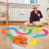 Mindscope NEON Glow Twister Tracks Dino Series 11 Feet of Neon Glow in The Dark Track Set with Dinosaur Accessories view 3