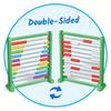 Hand2Mind Double Sided Plastic 100 Bead Abacus, Abacus for Kids Math, Kindergarten Math Manipulatives, Counting Rack, Educational Toys for Elementary Kids (Set of 1) view 2