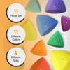 Stepping Stones for Kids XL 11 PCS Non-Slip Bottom Balance Stones -Balance Training and Sensory Coordination Great for Balance, Exercise, and Coordination - Coordination Exercise at Home, Kindergarten, Daycare, Gift for 4+ Kids view 4