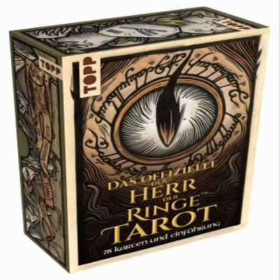 Frech The Lord of The Rings Tarot The Official Tarot Deck for Tolkien's Legendary Middle-Earth Epic 78 Cards & Introduction to Box - Large and Small Arcana, Also for Tarot Beginners