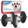 Modern Innovations Kids Weight Set (2 Pack) Toy Dumbbells, Baby Dumbbell Workout Weights, Fun Fitness and Exercise Equipment for Toddlers - Black & Gray view 1
