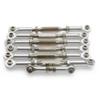 Replacement Part For Alloy Steel Full Set Of Tie Rods Turnbuckles For Rc Model Car 1/10 2WD Short Course Upgraded Parts - (Color: Silver) view 1