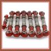 Replacement Part For Alloy Steel Full Set Of Tie Rods Turnbuckles For Rc Model Car 1/10 2WD Short Course Upgraded Parts - (Color: Silver) view 2