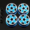 Replacement Part For 4PCS Self Made Aluminum Alloy Middle Diameter Wheel Hubs For Mini 4WD RC Car Black/Blue/Red/Silver - (Color: Silver) view 3