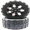 Replacement Part For 4Pcs/Lot For RC 1/10 Scale Models Rubber Tires Tyre Rim Wheel 115mmx55mm RC Car Off-Road Truck Te Control Cars - (Color: 8021) view 2