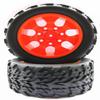 Replacement Part For 4Pcs/Lot For RC 1/10 Scale Models Rubber Tires Tyre Rim Wheel 115mmx55mm RC Car Off-Road Truck Te Control Cars - (Color: 8021) view 3