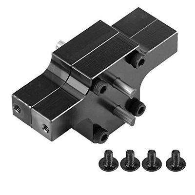 Replacement Part For Aluminium Alloy Gear Box For WPL 1/16 Military Truck RC Car Upgraded Part High Polishing Performance Workmanship - (Color: Black)