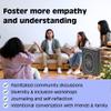 Actually Curious Necessary Conversations Bundle  Curiosity & Human Rights Edition, Thought-Provoking Cards for Self-Reflection and Social Justice Discussions view 4
