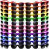 Oleitodh Kids Sunglasses Bulk, 60 Pack Neon Party Sunglasses, 80's Style, 10 Colors, Universal Size, Unisex, Birthday Party Favors view 1
