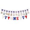Baseball 1st Birthday Decorations - My Rookie Year Banner for Boys Baby First Birthday Party Supplies - Baseball Theme view 1